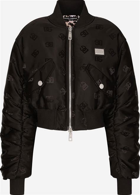 dolce gabbana bomberjacke rot|Technical jacquard bomber jacket with DG logo.